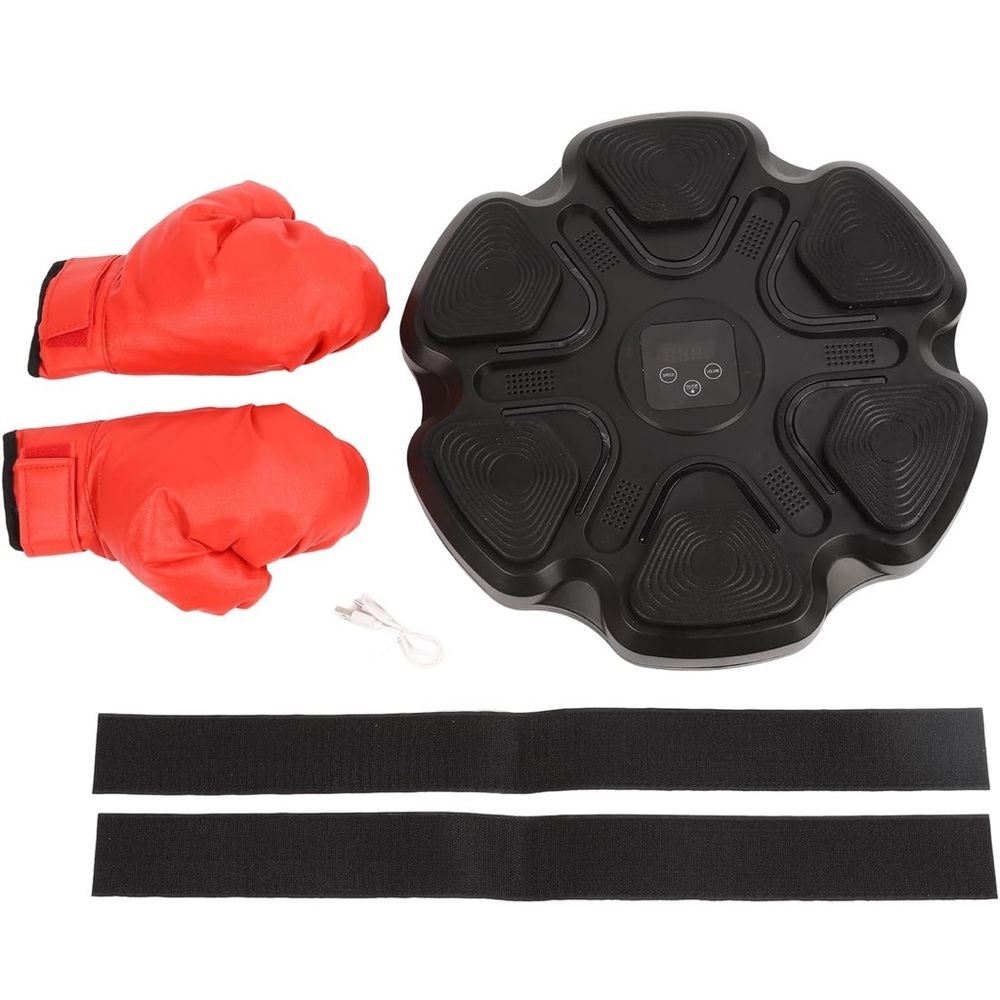 smart music boxing machine electronic, wall-mounted fitness training device.